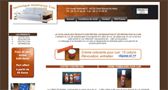 Desktop Screenshot of nettoyage-cuir.com